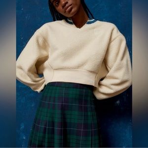 BDG Collins Fleece Pullover Sweatshirt Medium